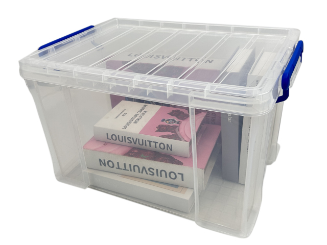 CAJA ORGANIZADORA MULTIUSOS CON TAPA 50L