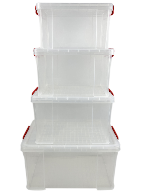 CAJA ORGANIZADORA MULTIUSOS CON TAPA 21L