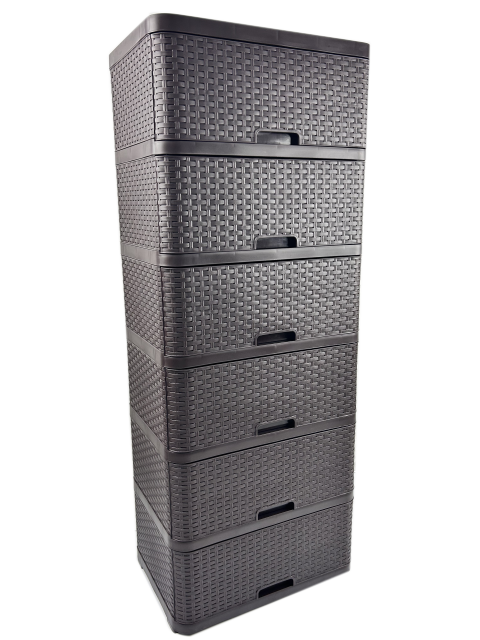 GAVETERO DE RATTAN 6 GAVETAS