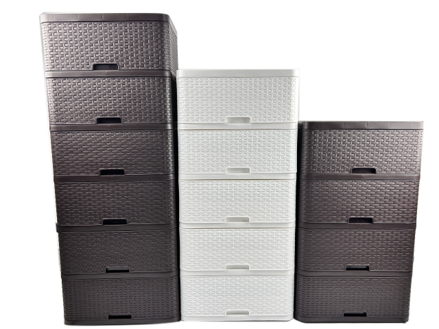 GAVETERO DE RATTAN 5 GAVETAS