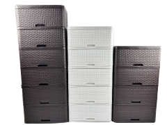 GAVETERO DE RATTAN 6 GAVETAS