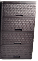 GAVETERO DE RATTAN 4 GAVETAS