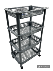 ESTANTE CUADRUPLE DE COCINA 4 NIVELES