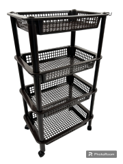 ESTANTE CUADRUPLE DE COCINA 4 NIVELES