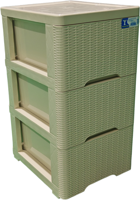 GAVETERO 3 GAVETAS RATTAN