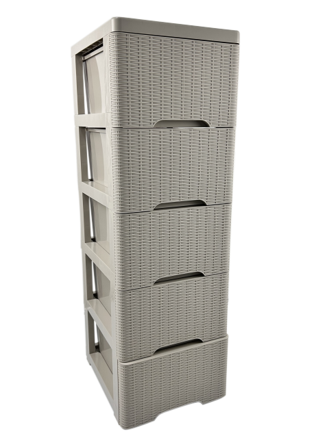 GAVETERO 5 GAVETAS RATTAN