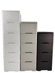 GAVETERO 4 GAVETAS RATTAN