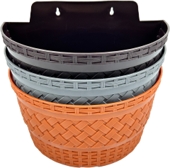 MACETERO RATTAN SEMICIRCULAR XL