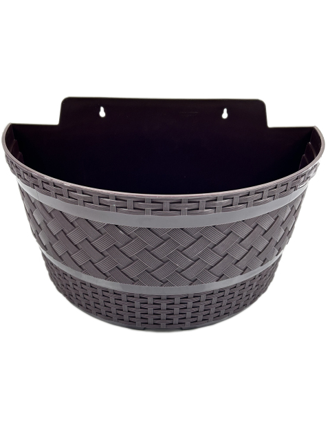 MACETERO RATTAN SEMICIRCULAR L