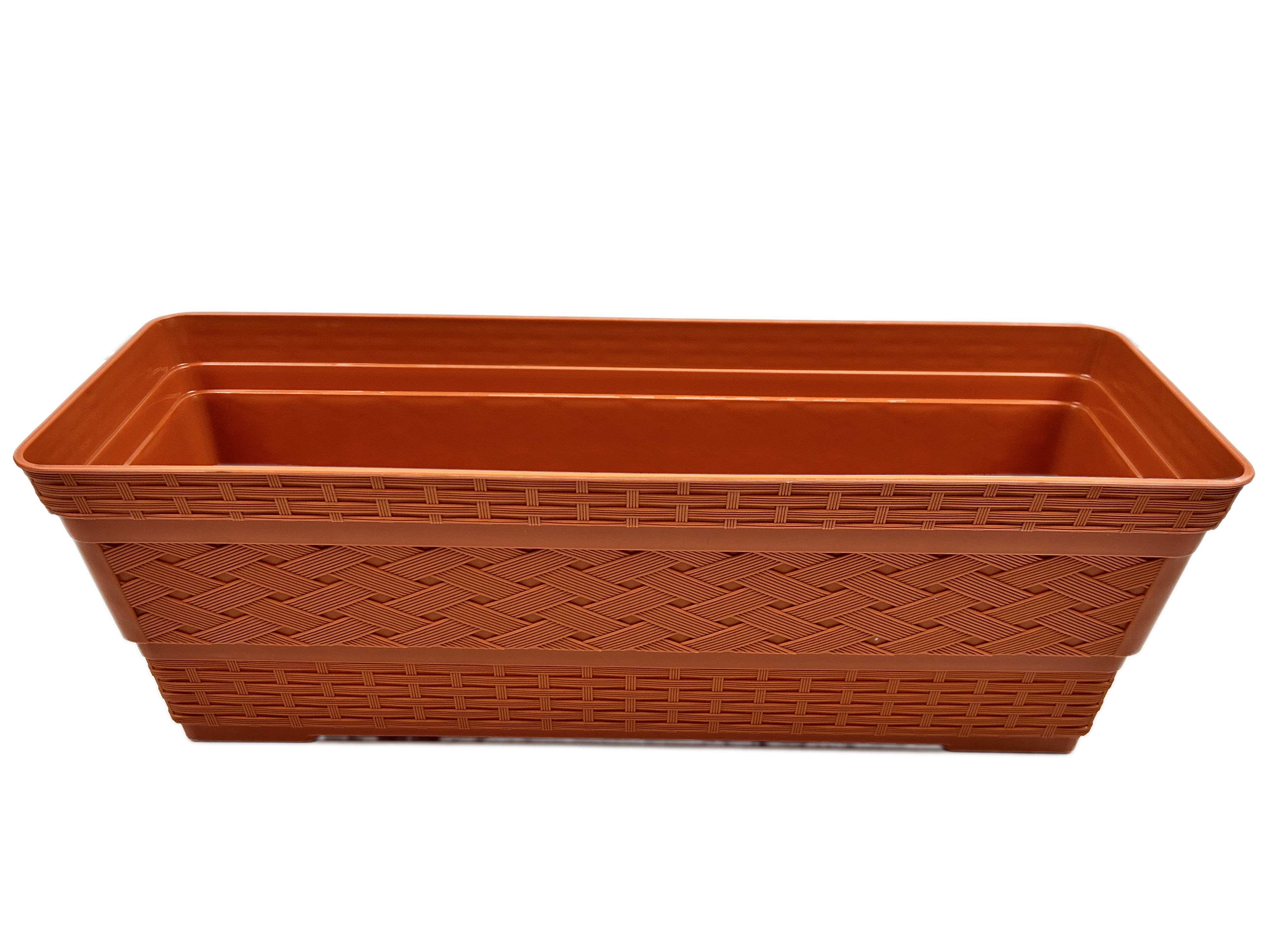 MACETERO RATTAN RECTANGULAR L