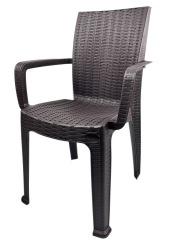SILLA RATTAN C/REPOSABRAZOS