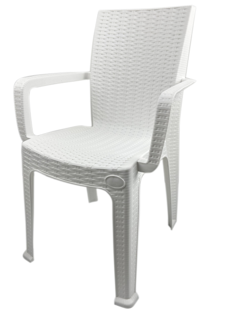 SILLA RATTAN C/REPOSABRAZOS