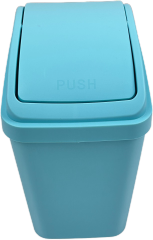 CUBO DE BASURA CON TAPA BATIENTE 10L