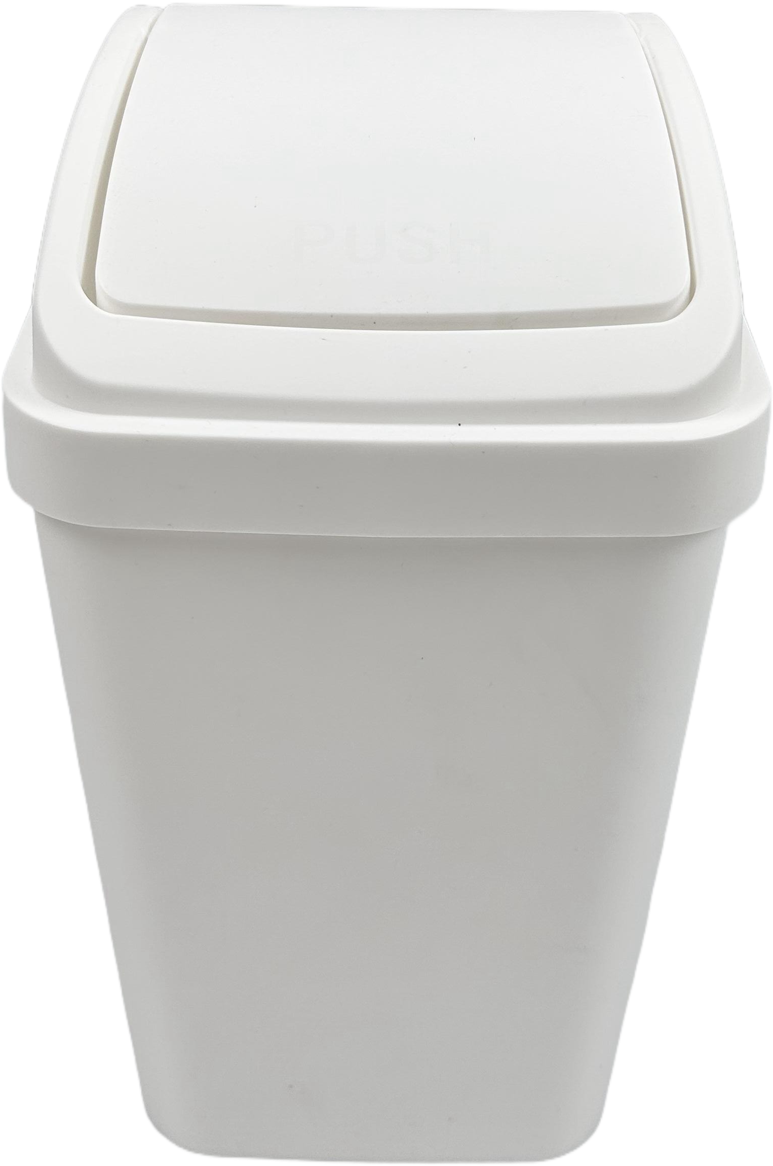 CUBO DE BASURA CON TAPA BATIENTE 10L