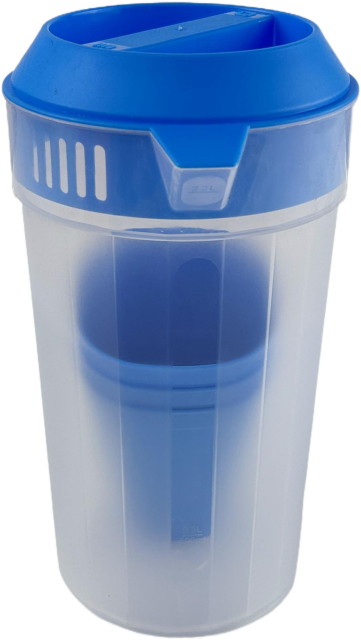 JARRA PLASTICA 2.2L + 3 VASOS