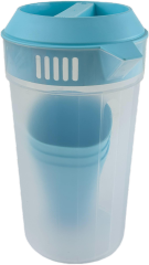 JARRA PLASTICA 2.2L + 3 VASOS