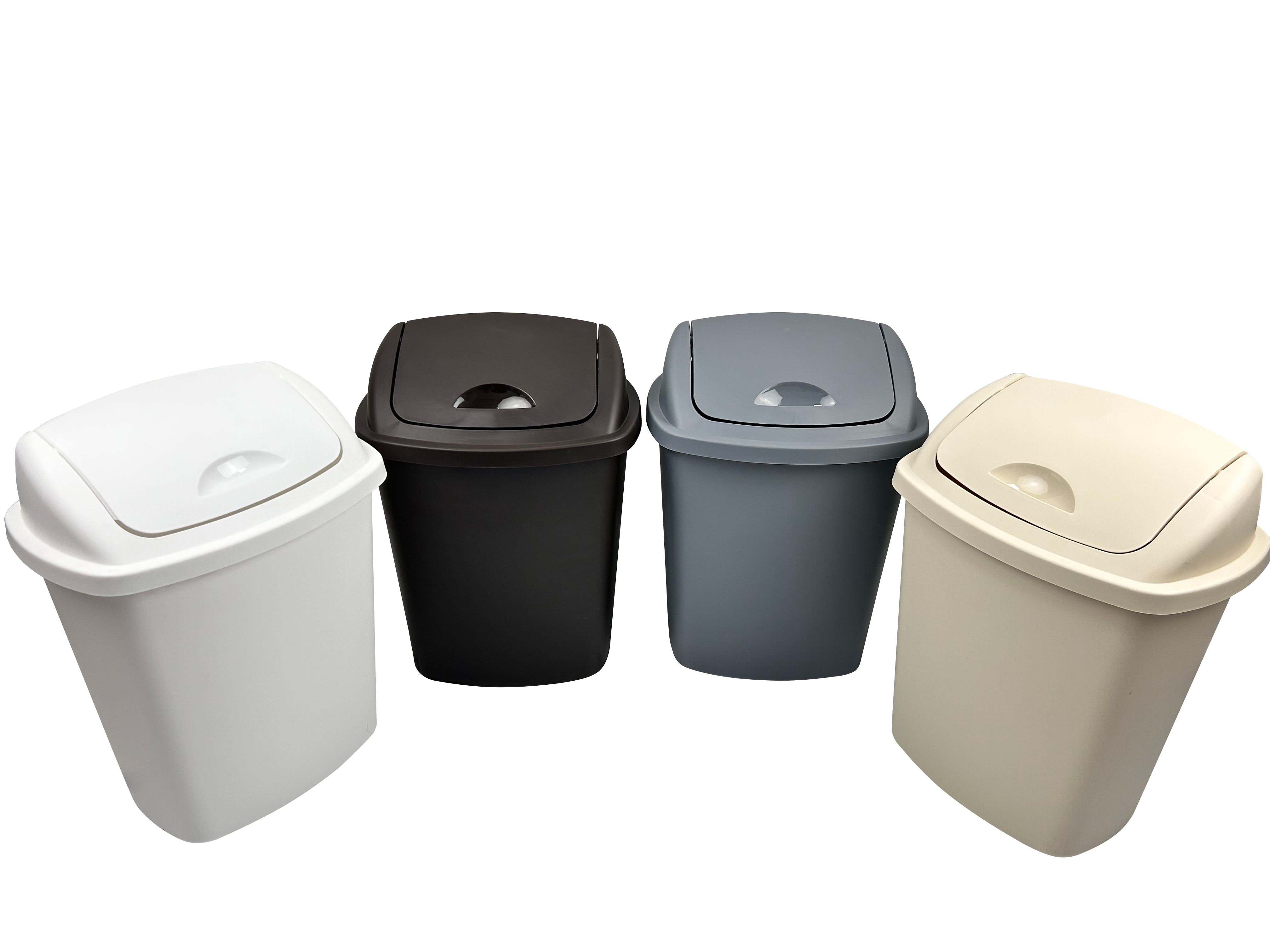 CUBO DE BASURA TAPA VAIVEN 50L