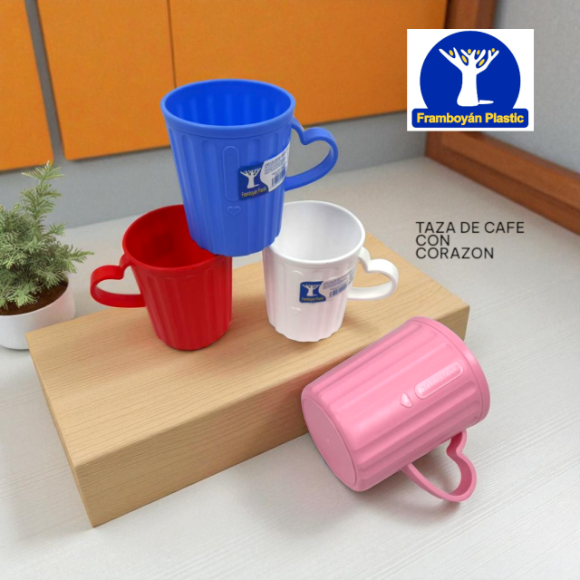 TAZA DE CAFE CON CORAZON