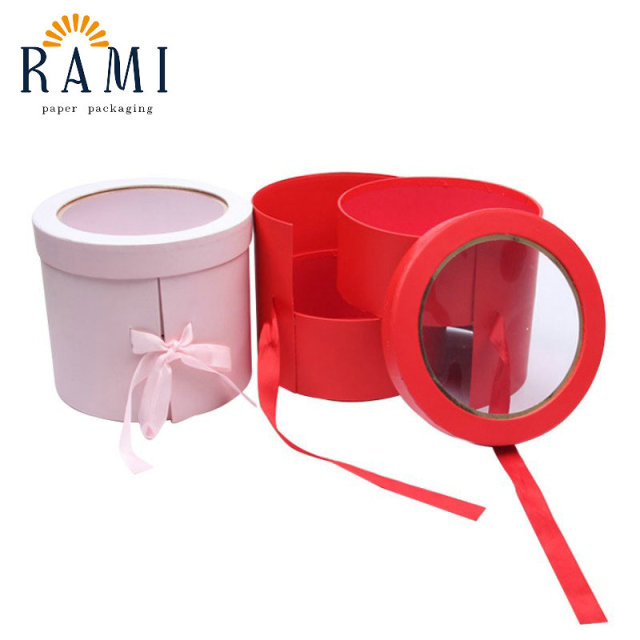 Factory wholesale environmentally friendly paper flower tea jar kraft Recyclable paper tube