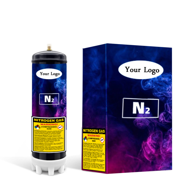 Wholesale Nitrogen Disposable Gas Bottle 3.3 L Gas Cylinder High Pressure Disposable Cylinder