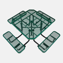 46 Inch Octagonal Thermoplastic Picnic Table Outdoor Durable Arlau