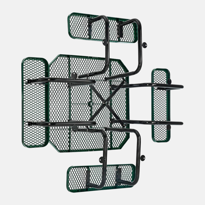 46 Inch Octagonal Thermoplastic Picnic Table Outdoor Durable Arlau