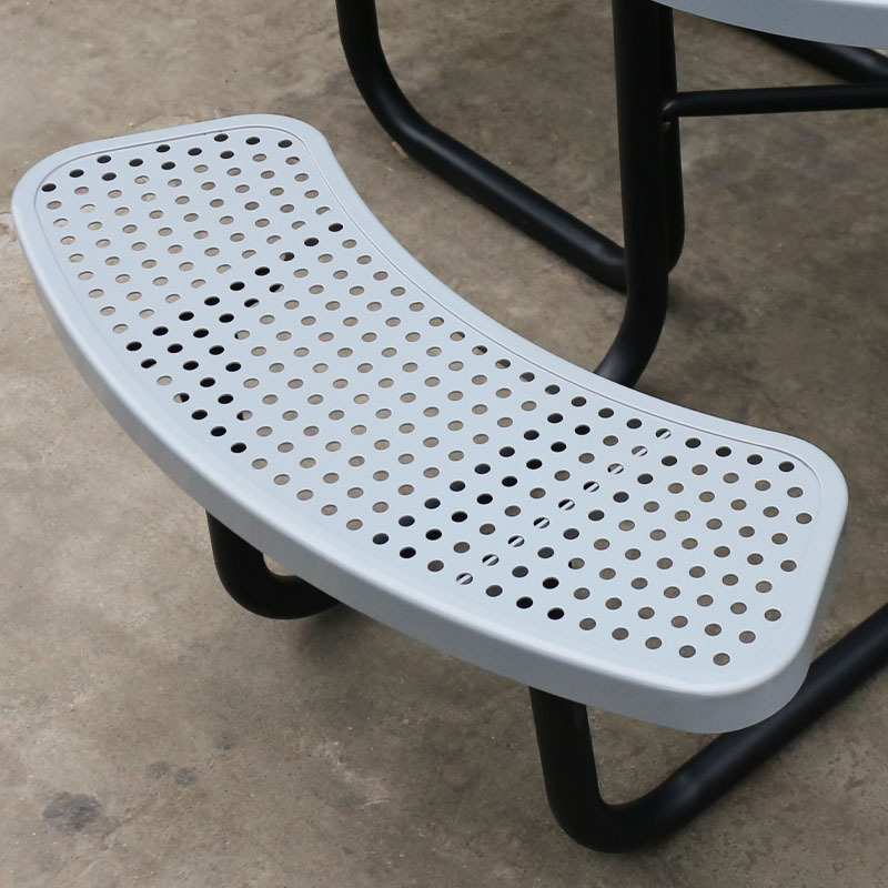 ADA-Standard Picnic Table -Durable Public Park Furniture with Mesh Top