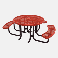 46" ADA Wheelchair Accessible Picnic Table - Commercial Metal Mesh