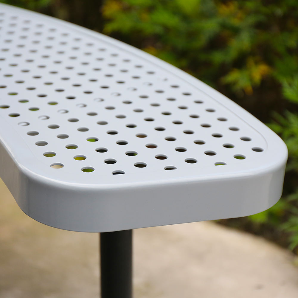 ADA-Standard Picnic Table -Durable Public Park Furniture with Mesh Top