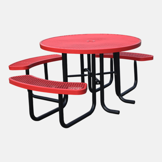 46" ADA Wheelchair Accessible Picnic Table - Commercial Metal Mesh