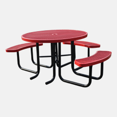 46" ADA Wheelchair Accessible Picnic Table - Commercial Metal Mesh