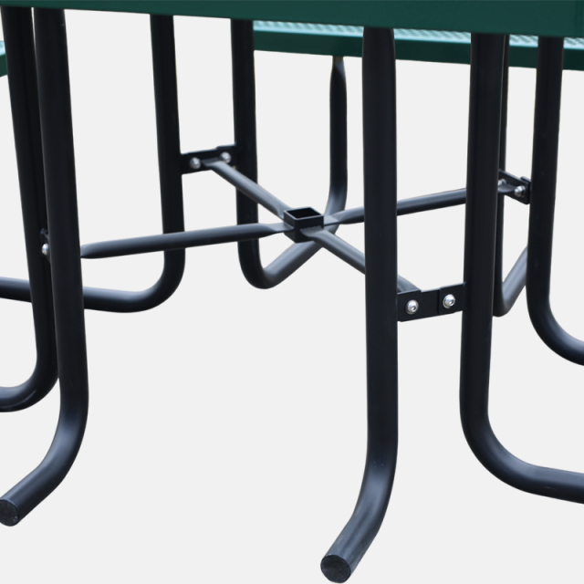 ADA Metal Mesh Table - 9-Gauge Commercial Picnic Table - yalau