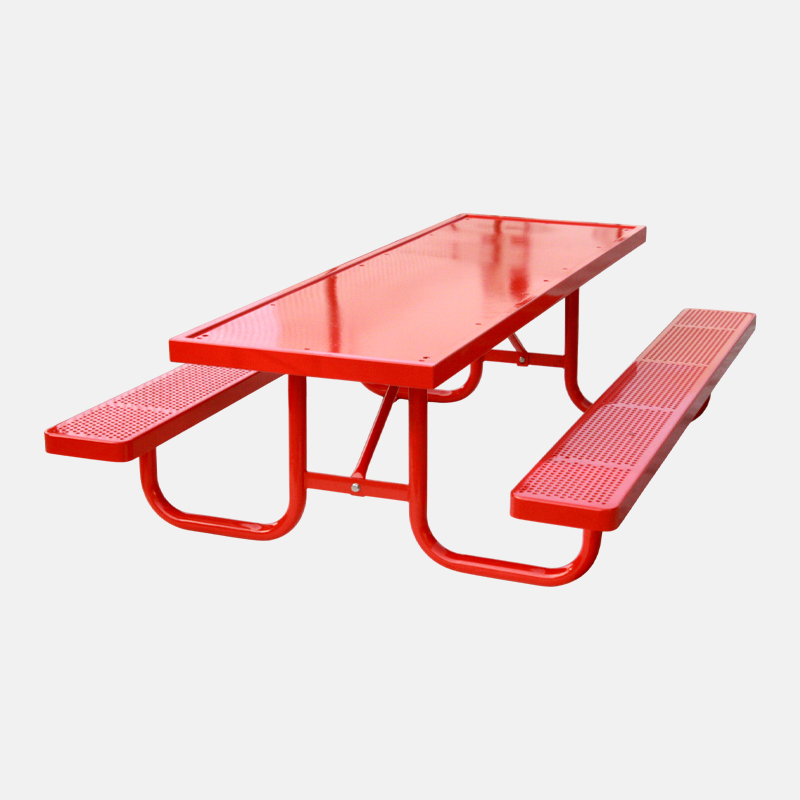 Double-Sided Commercial Picnic Table - 6ft, 8ft, 10ft Heavy-Duty Sizes