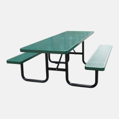 Double-Sided ADA Picnic Table - 8ft Wheelchair Accessible - yalau