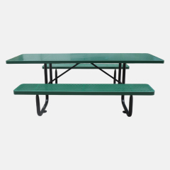Double-Sided ADA Picnic Table - 8ft Wheelchair Accessible - yalau