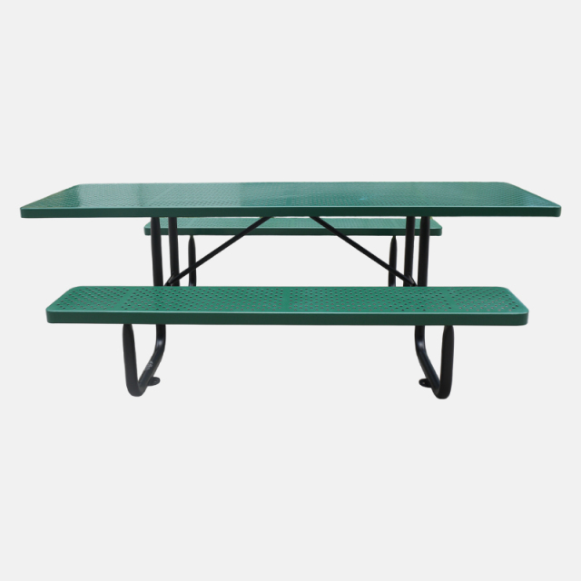 Double-Sided ADA Picnic Table - 8ft Wheelchair Accessible - yalau