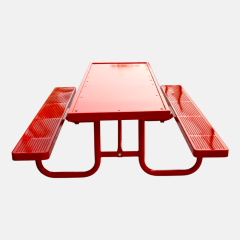Double-Sided Commercial Picnic Table - 6ft, 8ft, 10ft Heavy-Duty Sizes