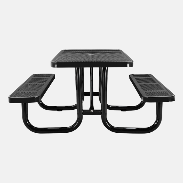 Factory Direct Expanded Steel Picnic Table - 4ft, 6ft, 8ft Sizes