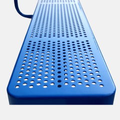 Thermoplastic Picnic Table - Metal Mesh Outdoor Bench