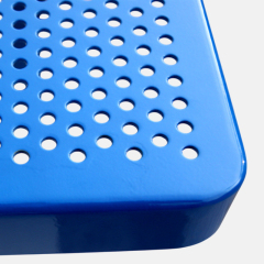 Thermoplastic Picnic Table - Metal Mesh Outdoor Bench