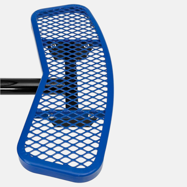 ADA Picnic Table - 46 Inch Blue Wheelchair Accessible