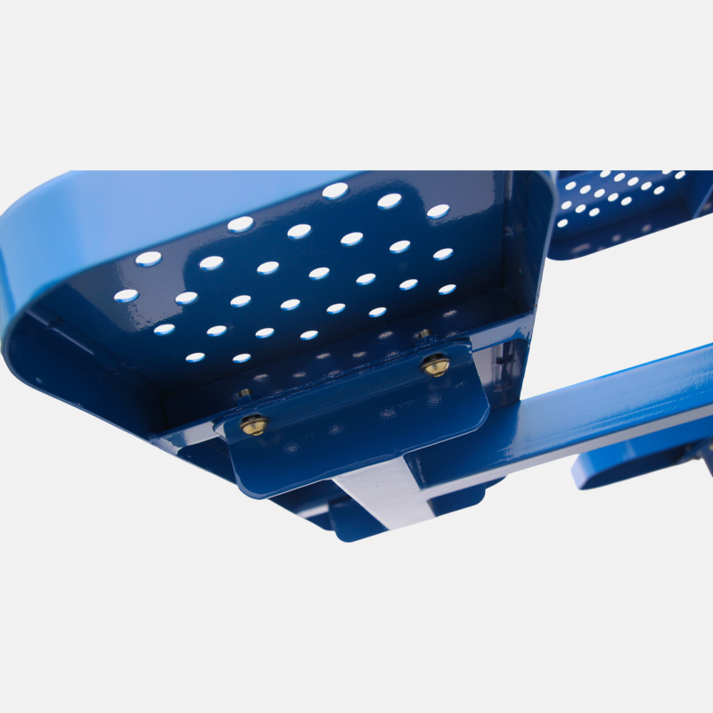 Commercial Picnic Table - 46-Inch Blue Square Base with 4 Seats