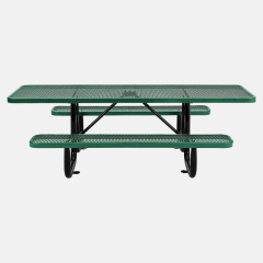8ft Green ADA Compliant Picnic Table Thermoplastic Arlau