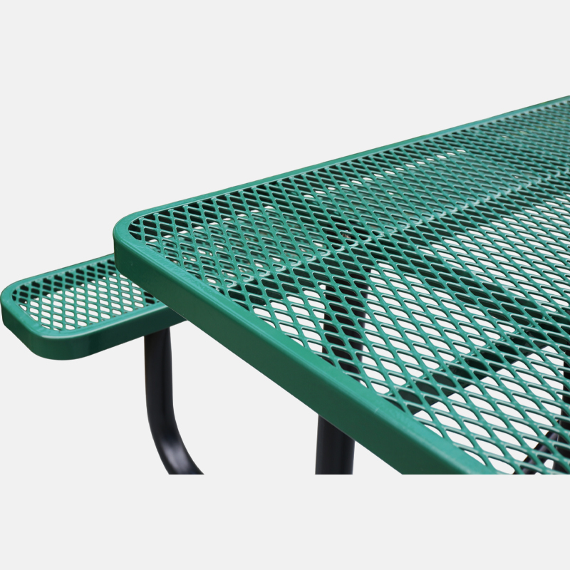 8ft Green ADA Compliant Picnic Table Thermoplastic Arlau