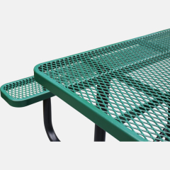 8ft Green ADA Compliant Picnic Table Thermoplastic Arlau