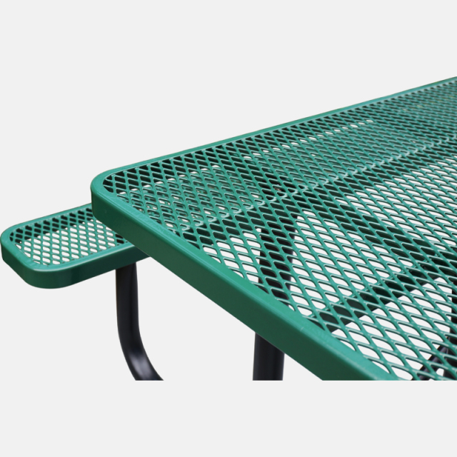 8ft Green ADA Compliant Picnic Table Thermoplastic Arlau