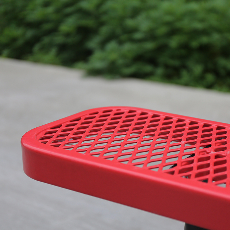 Kids Picnic Table Thermoplastic Coated Expanded Metal Arlau