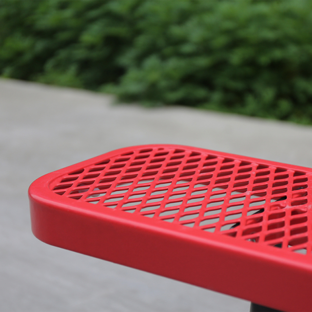 Kids Picnic Table Thermoplastic Coated Expanded Metal Arlau