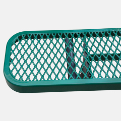 8ft Green ADA Compliant Picnic Table Thermoplastic Arlau