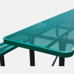8ft Green ADA Compliant Picnic Table Thermoplastic Arlau